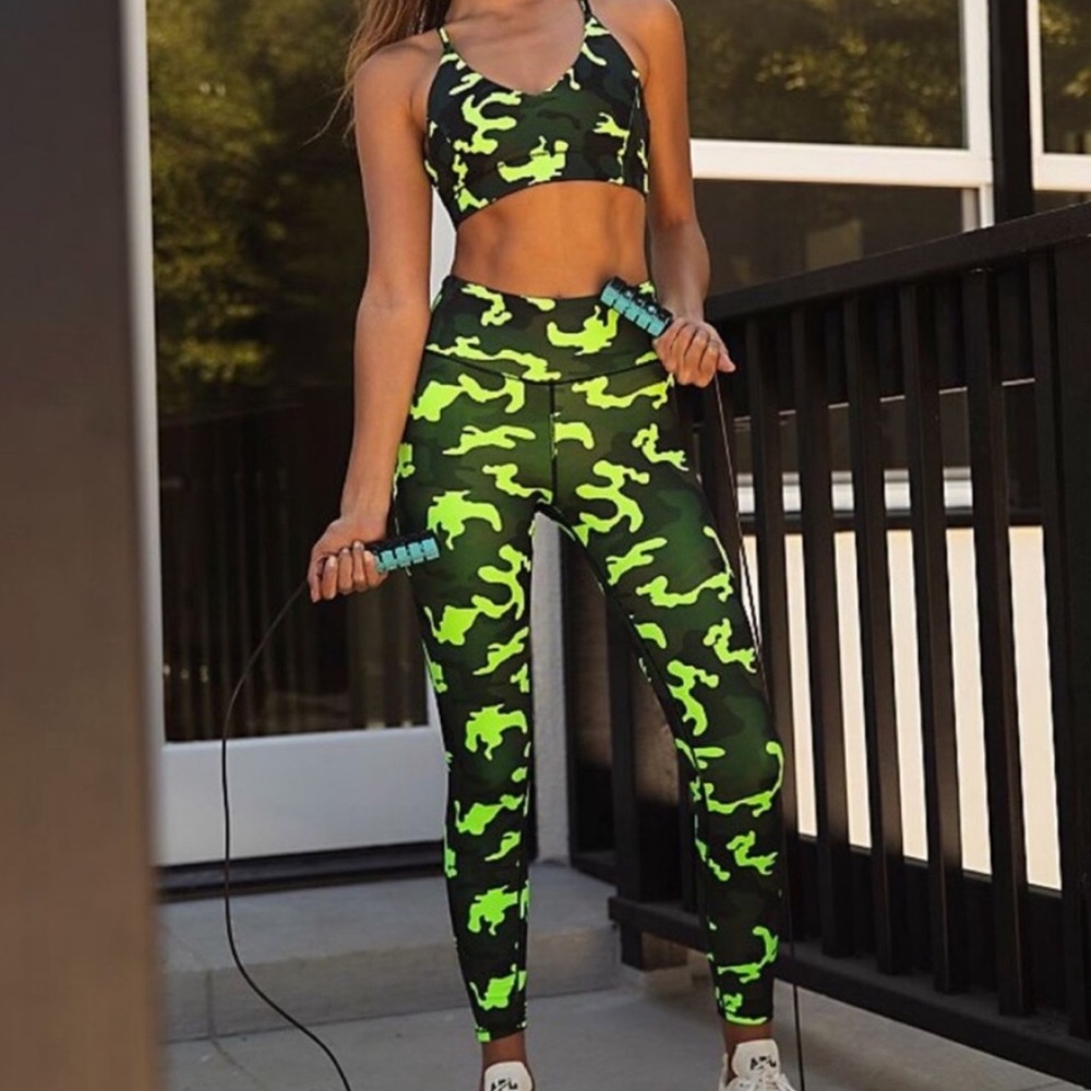 Free People Movement Tide Is High Camo Leggings